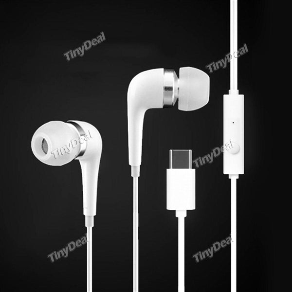 Type-C Earphone LP-X29 Wire-Control Digital Bass Stereo Sound for Mi6 Letv Huawei Xiaomi Samsung