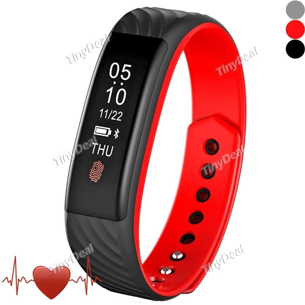 W810 Smart Bracelet Heart Rate Monitor Sleep Mileage Calorie Monitor Pedometer IP67 Waterproof