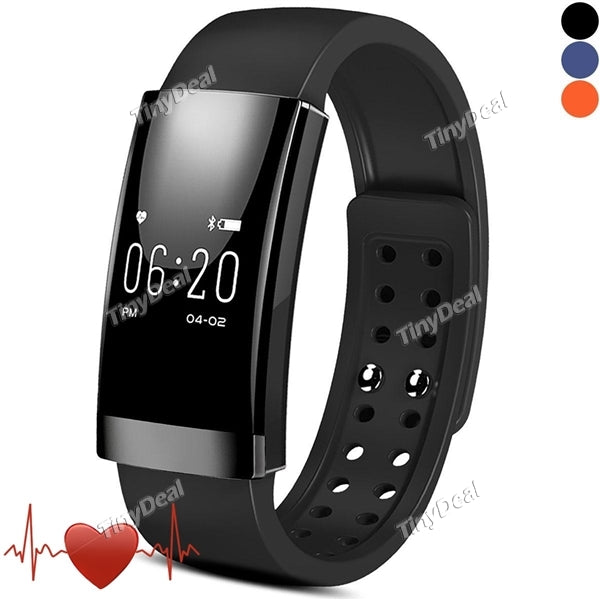 MS01 OLED 0.66 inch IP65 Waterproof Bluetooth 4.0 Smart Bracelet Heart Rate Monitor Android iOS Compatibility