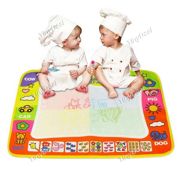 Coolplay Drawing Water Pen Painting Magic Doodle Drawing Mat Board Kid Boy Girl Toy 17.72 x 11.42 inch