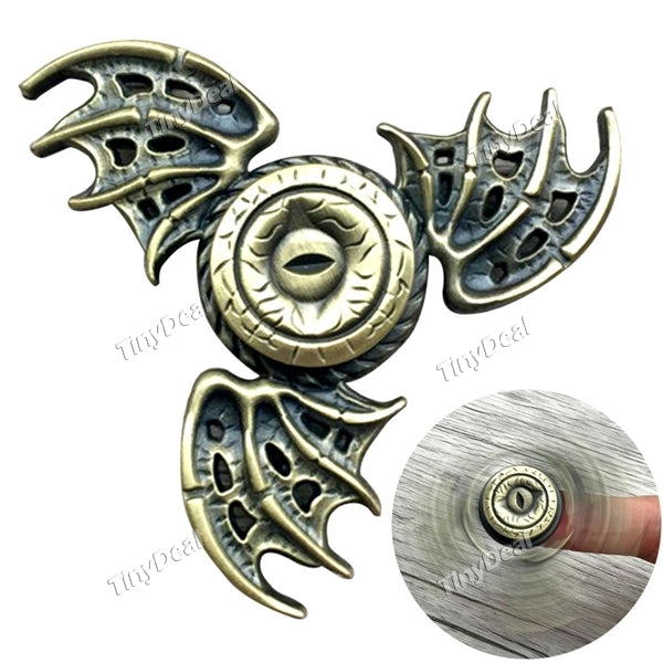 Bat Tri-Spinner Fidget Toy Hand Spinner Camouflage Stress Reducer Relieve Anxiety ADD ADHD Fingertips Gyro