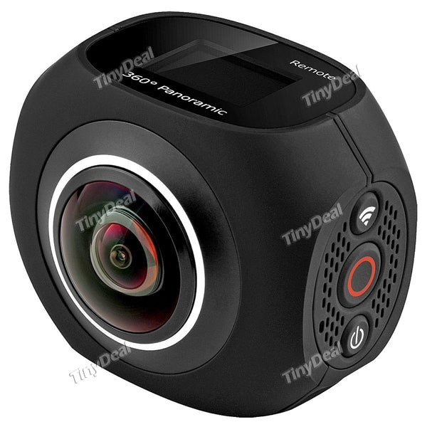 360° Panoramic Camera with Tripod PANO360 Dual-Camera 1'' Screen 2.7K@25fps 960P@30fps for Photography