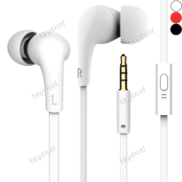 Waterproof & Sweatproof USAMS SJ076 In-Ear 3.5mm Earphone with Flat Cable for Android iOS Cellphone