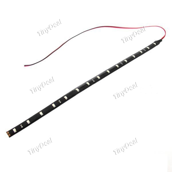 Waterproof 30cm 15 LED Car Lighting Flexible Decorative Light Strip Bar Car Led Strip light