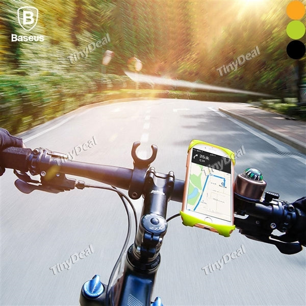 Baseus Universal Bicycle Smartphone Mount Holder for 4 – 6 inch Phone iPhone 6 6S 7 Plus Samsung