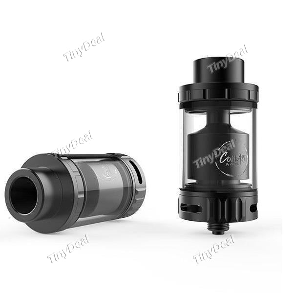 Authentic CoilArt AZEROTH RTA 4.5ML Triple Coil Deck Rebuildable Tank Atomizer - Black