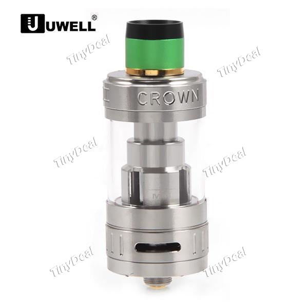 Authentic Uwell Crown 3 III 5ML 24.5mm Sub Ohm Tank Atomizer Clearomizer - Silver