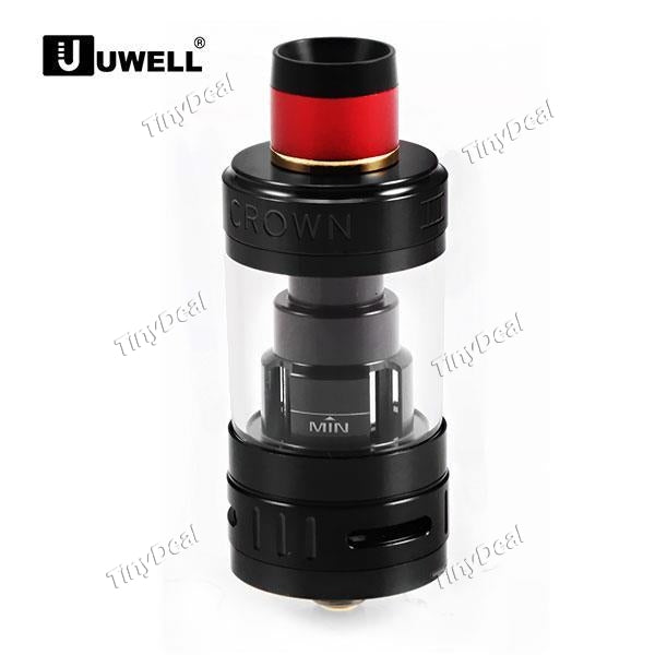 Authentic Uwell Crown 3 III 5ML 24.5mm Sub Ohm Tank Atomizer Clearomizer - Black