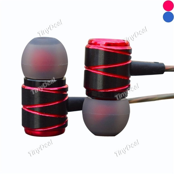 Metal Earphone POFAN P18 In-Ear 3.5mm Jack Earbuds Super Bass for Universal Cellphone Tablet PC