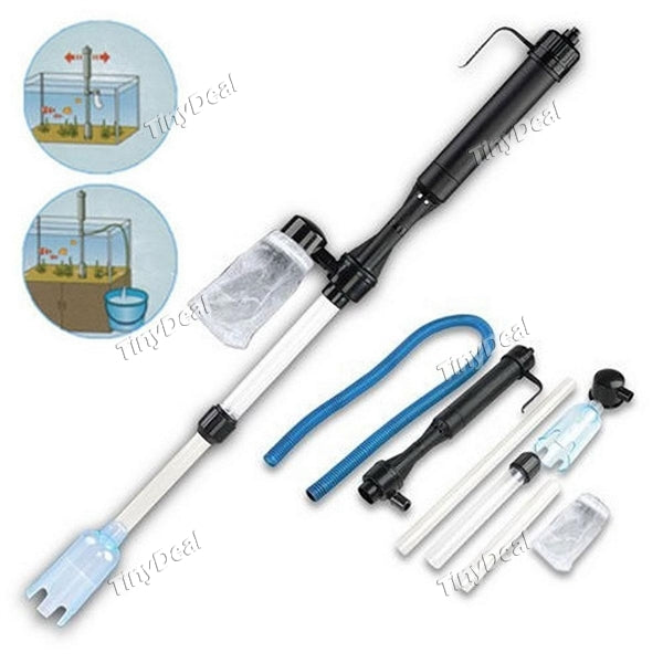 Aquarium Turbine Electric Pumps Washing Machine Fish Manure Automatic Cleaning Tools Water Absorber Brush