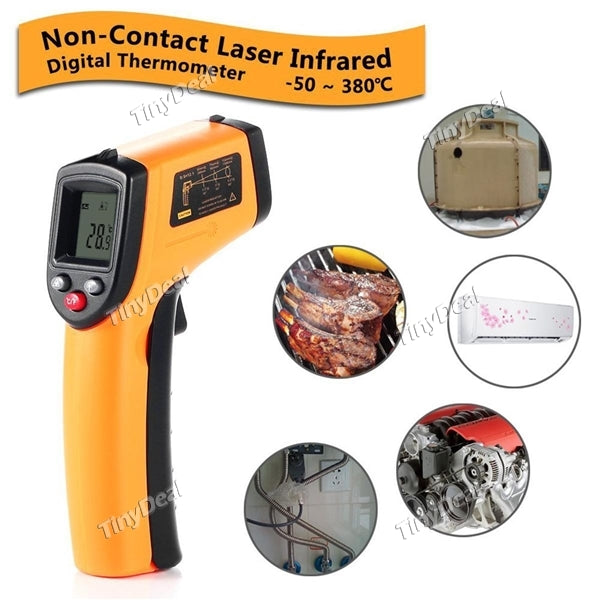 Infrared Thermometer GM320 -32℃~350℃ Non-Contact Laser Gun Infrared IR Thermometer LCD Digital Display