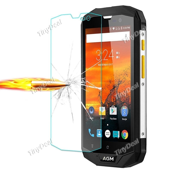 Original AGM A8 Tempered Glass Protective Film 9H Clear Screen Protector High Transparency Anti-scratch