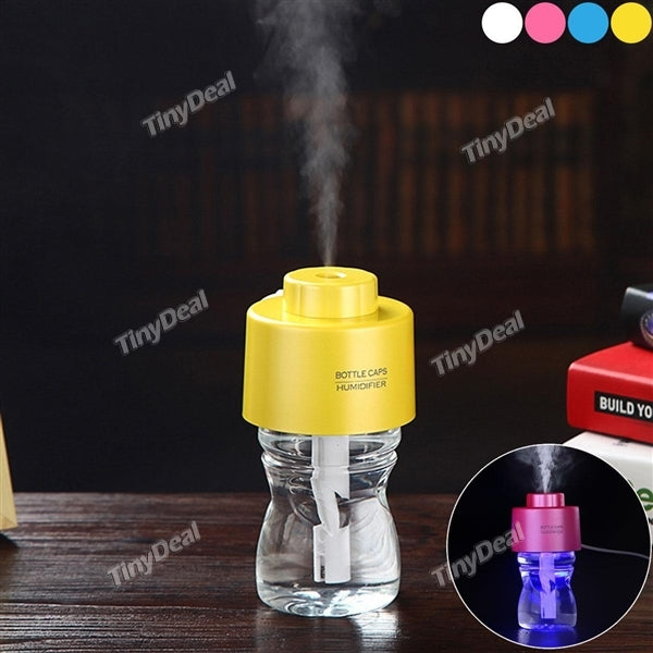 [Luminous Version] Ultra Mini Cap-Style Humidifier WELL STAR ™ Quiet Air Diffuser Aroma Mist Maker USB