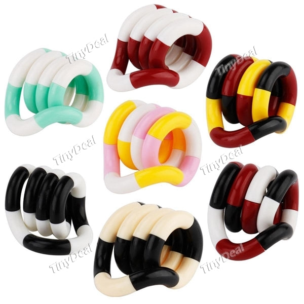 Tangle Toy EDC DIY Tangle Fidget Toy Stress ADD ADHD Autism Sensory Help Stop Smoking Reduce Stress Toy