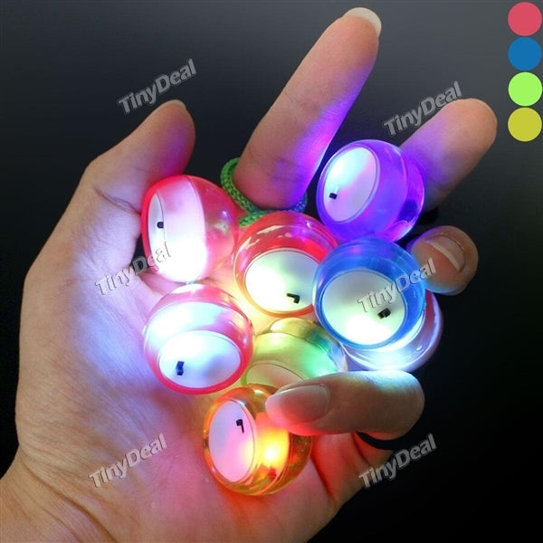 EDC Novelty Toy Hand Fidget Begleri with LED Light For Autism ADHD Anti Stress Fashion Finger Ggames yo-yo Toy