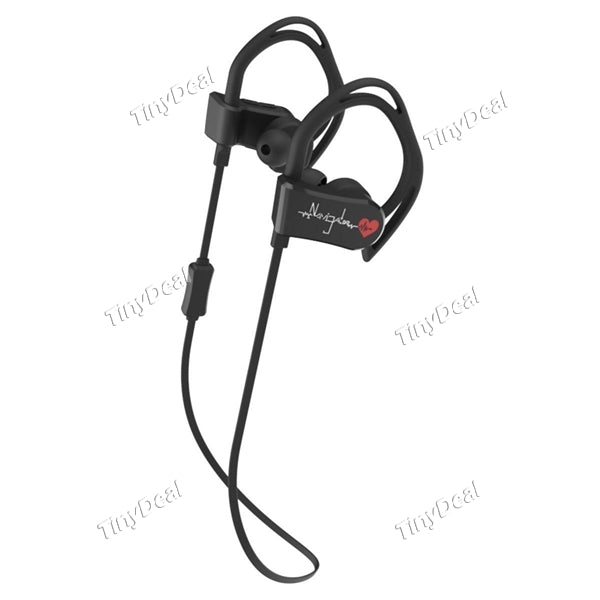 O-BOX Bluetooth 4.0 Noise Cancelling Sport Headphones Wireless Earphones Heart Rate Monitor Sweatproof Earbuds