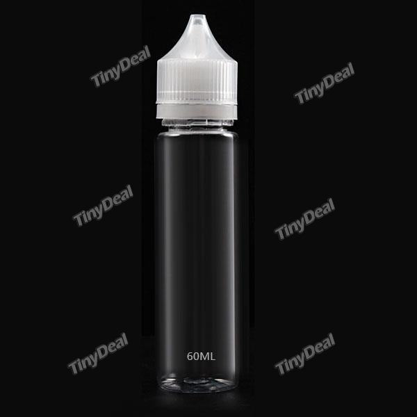 60ML PETP Empty Dropper Pen Style E-Juice Juice Bottles for E-ciga E-Cigarette E-liquid - Transparent