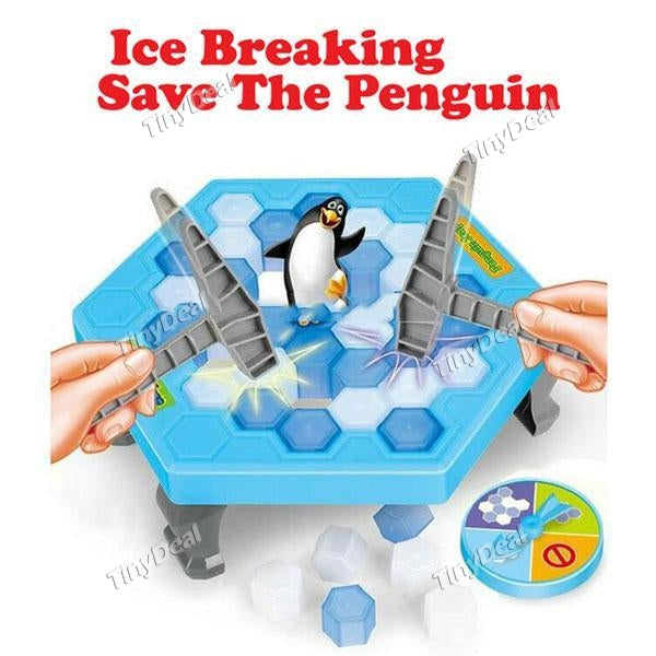 Ice Breaking Save The Penguin Ice Pounding Penguin Ice Cubes Save Wall Desktop Paternity Dducational Toy