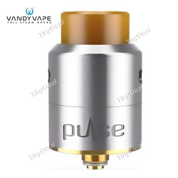Authentic Vandy Vape Pulse 22 BF Bottom Feed RDA Rebuildable Dripping Atomizer - Silver