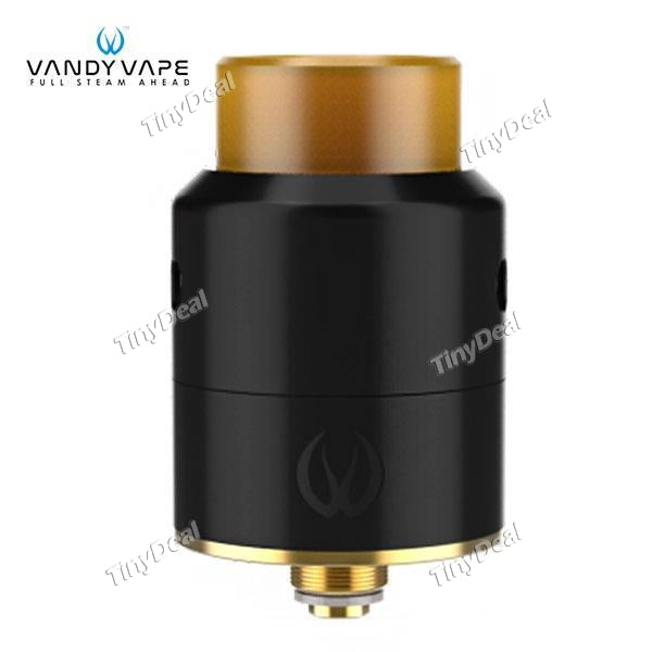 Authentic Vandy Vape Pulse 22 BF Bottom Feed RDA Rebuildable Dripping Atomizer - Black