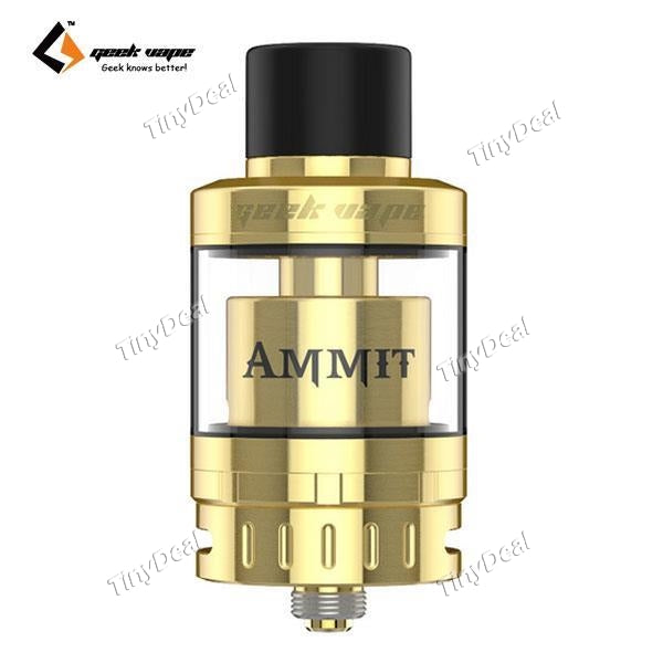 Authentic Geekvape Ammit 25 RTA 2ml / 5ml 3D Airflow System Rebuildable Tank Atomizer - Gold