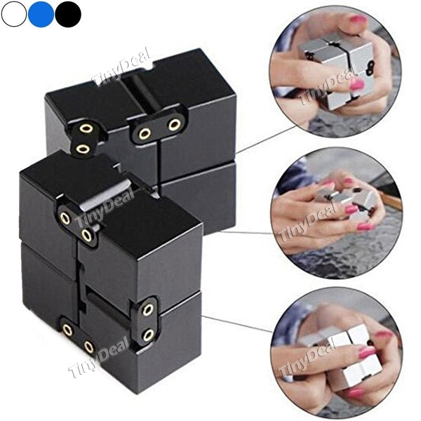 Creative Infinity Cube Magic Cube Limitless-Possibility Portable Foldable Puzzle Toy ADD ADHD Reduce Stress DIY Desk Toy