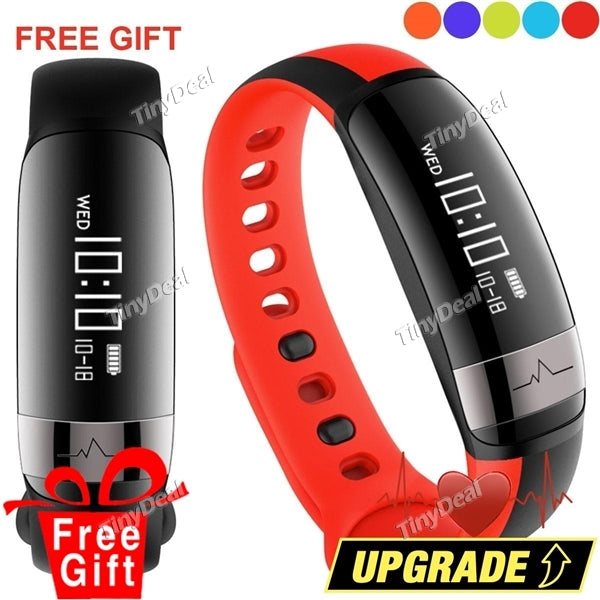 LYNWO M6 Health Smart Bracelet Dynamic Blood Heart Rate Pressure Tracker 0.86" Screen IP67 Waterproof