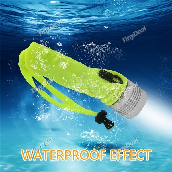 Waterproof Flashlight Aluminum Alloy + ABS with Lanyard 10m-Area for Diving Hunting Camping