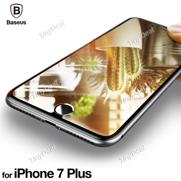 Baseus Mirror Screen Protector Tempered Glass 0.3mm HD Clear Front Cover Protective Glass Film f iP7 Plus 5.5''