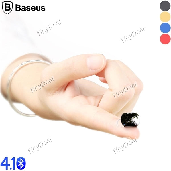 Baseus Encok Mini Wireless Bluetooth 4.1 Headset A02 Multi-connection Finger Touch Recognition Earphone