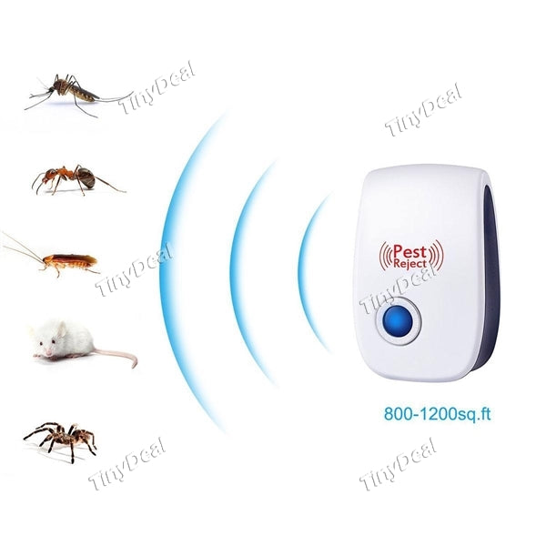 Natural Ultrasonic Pest Control Repellent Roaches Equipment Plug In-Pest Repeller for Home Office School