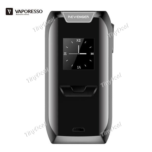 Authentic Vaporesso Revenger 220W TC VW QC 2.5A Fast Charge Box Mod APV - Black