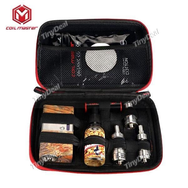 Authentic Coil Master Kbag Mini Vape Mod Atomizer Part Tool E-Liquid Coiling Bag - Black