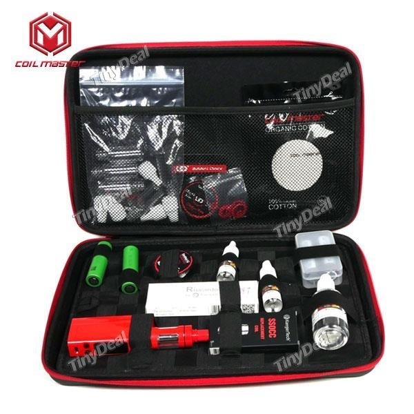 Authentic Coil Master Kbag Vape Mod Atomizer Part Tool E-Liquid Coiling Bag - Black