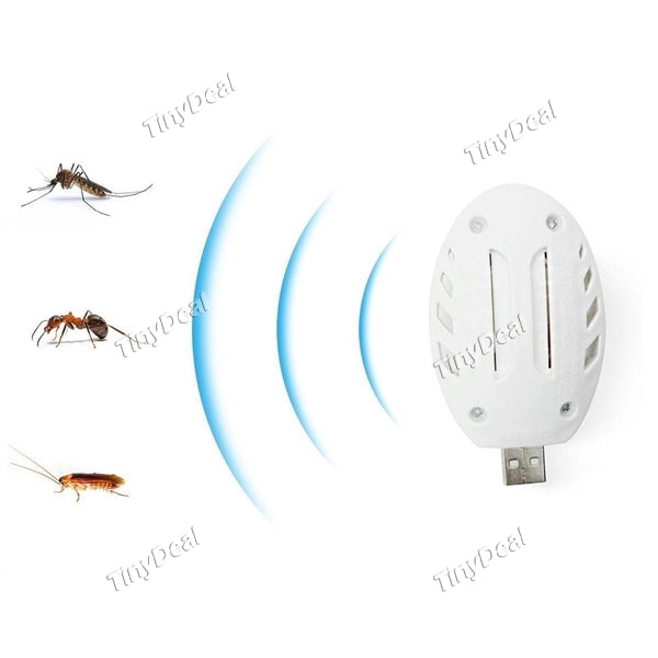 Portable&Utility USB Mosquito Repellent Electronic Pest Control Plug In-Pest Repeller for Home Office Travel