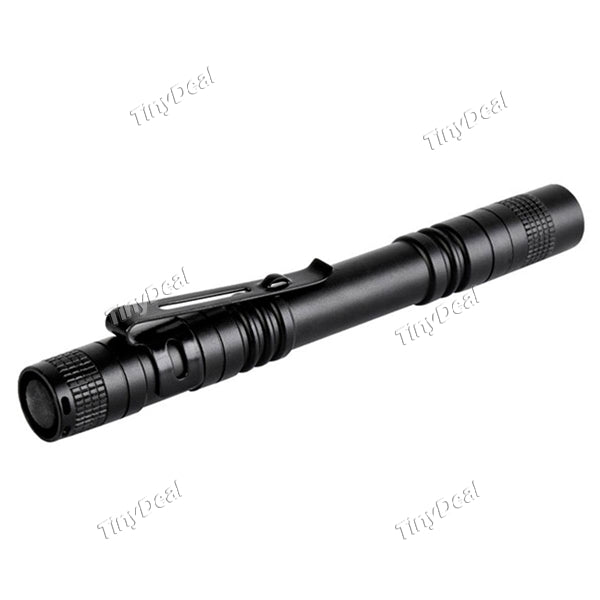 Portable Mini Pen Light LED Flashlight Torch CREE XPE-R3 Flash Light 300LM Hunting Camping Lamp By 2xAAA Battery