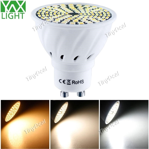 YWXLight 3-color in 1 LED Light Bulb 110V/220V GU10 5W 400LM 128-LED SMD 3014 LED - Plastic