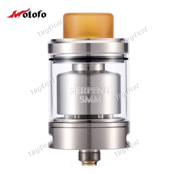 Authentic Wotofo Serpent SMM RTA 4ml 24mm Rebuildable Tank Atomizer - Silver
