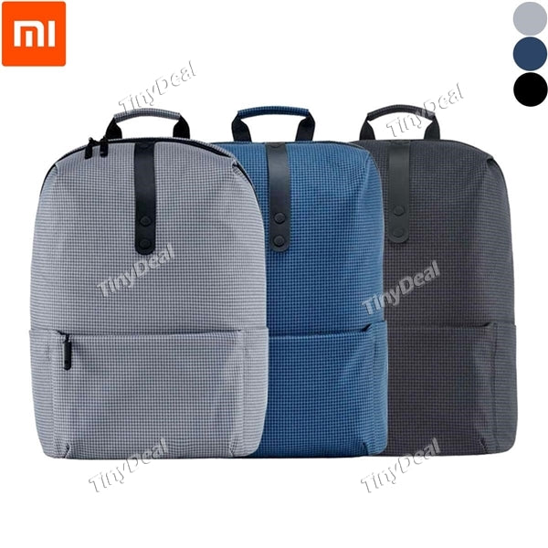 Preppy Style XIAOMI Backpack Casual 600D-Polyester Durable Bag 21L Capacity for Male Female 15.6'' Notebook