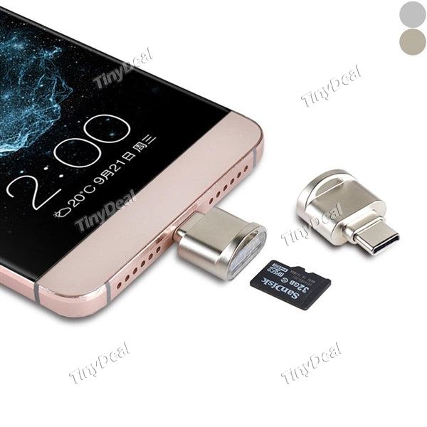 POFAN F05 TF Card Reader Micro-SD Card Adapter Type-C USB-C Port for Cellphone Tablet PC Notebook