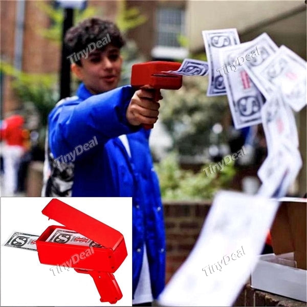 Creative Money Gun Cash-Rain Maker Cash Gun Perfect Gift Suitable for Party Festival