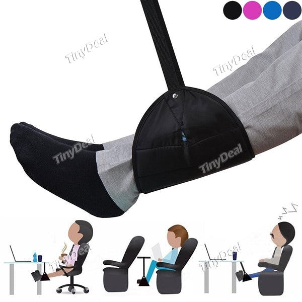 Portable Travel Footrest Flight Carry-on Foot Rest Office Feet Rest Foot Hammock