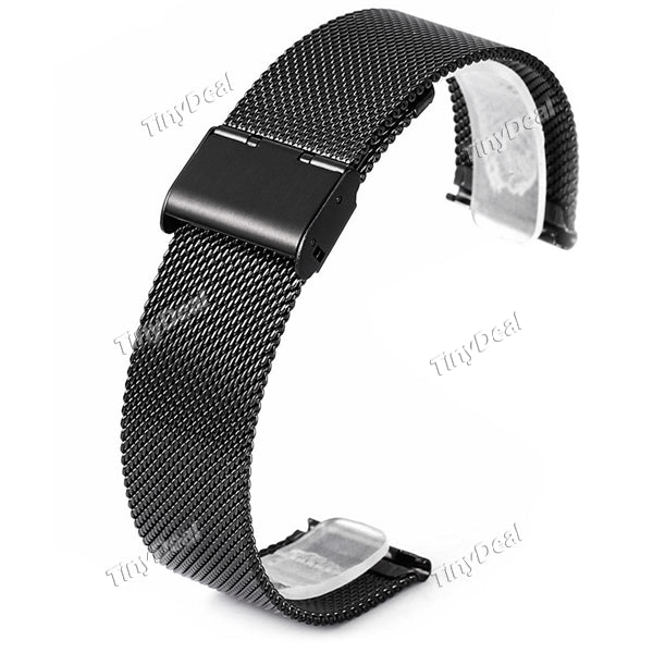 Magnetic Closure Clasp Mesh Loop Amazfit Stainless Steel Metal Replacement Band Bracelet Strap