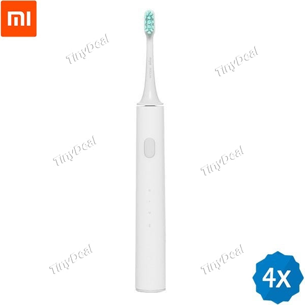 4pcs Original XIAOMI MIJIA Electric Toothbrush IPX7 Totally Cleaning Comfortable for Adult