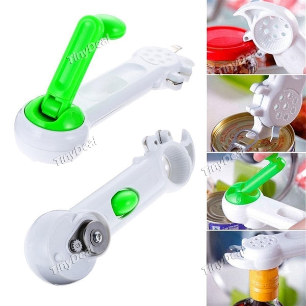 1/2/4/6pcs 7 in 1 Opener Convenient Kitchen Tool Multi-functional Efficient Opener for Can Bottle Jar