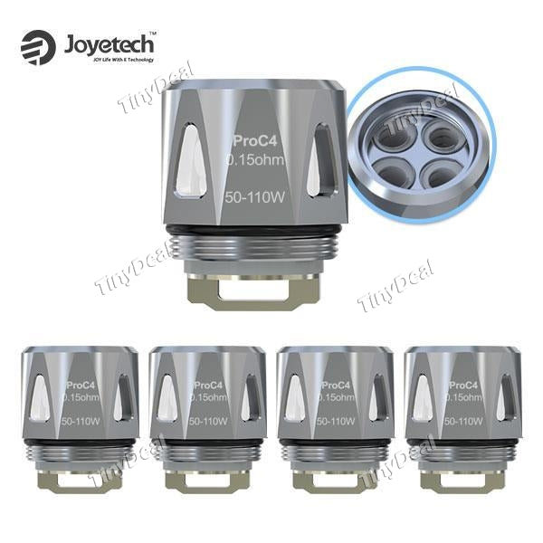 5 x Authentic Joyetech 0.15Ω ProC4 DL Coil Heads for ProCore Remix Aries Tank Atomizer