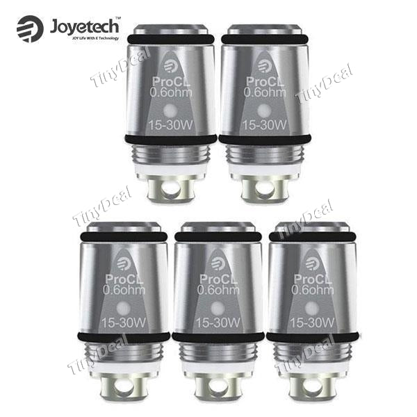 5 x Authentic Joyetech ProCL 0.6Ω Replacement Coil Heads for ProCore Aries Tank Atomizer