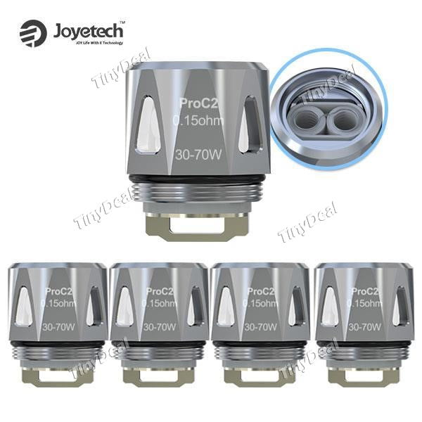 5 x Authentic Joyetech 0.15Ω ProC2 DL Coil Heads for ProCore Remix Aries Tank Atomizer