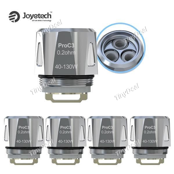 5 x Authentic Joyetech 0.2Ω ProC3 DL Coil Heads for ProCore Remix Aries Tank Atomizer