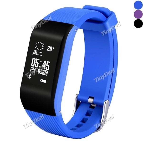 R1S Smart Fitness Bracelet Watch Wristband with Heart Rate Monitor Pedometer IP67 Waterproof Wearable